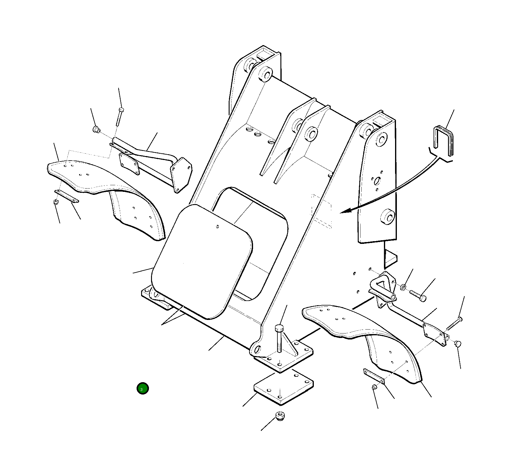 Крышка 355605071 Komatsu