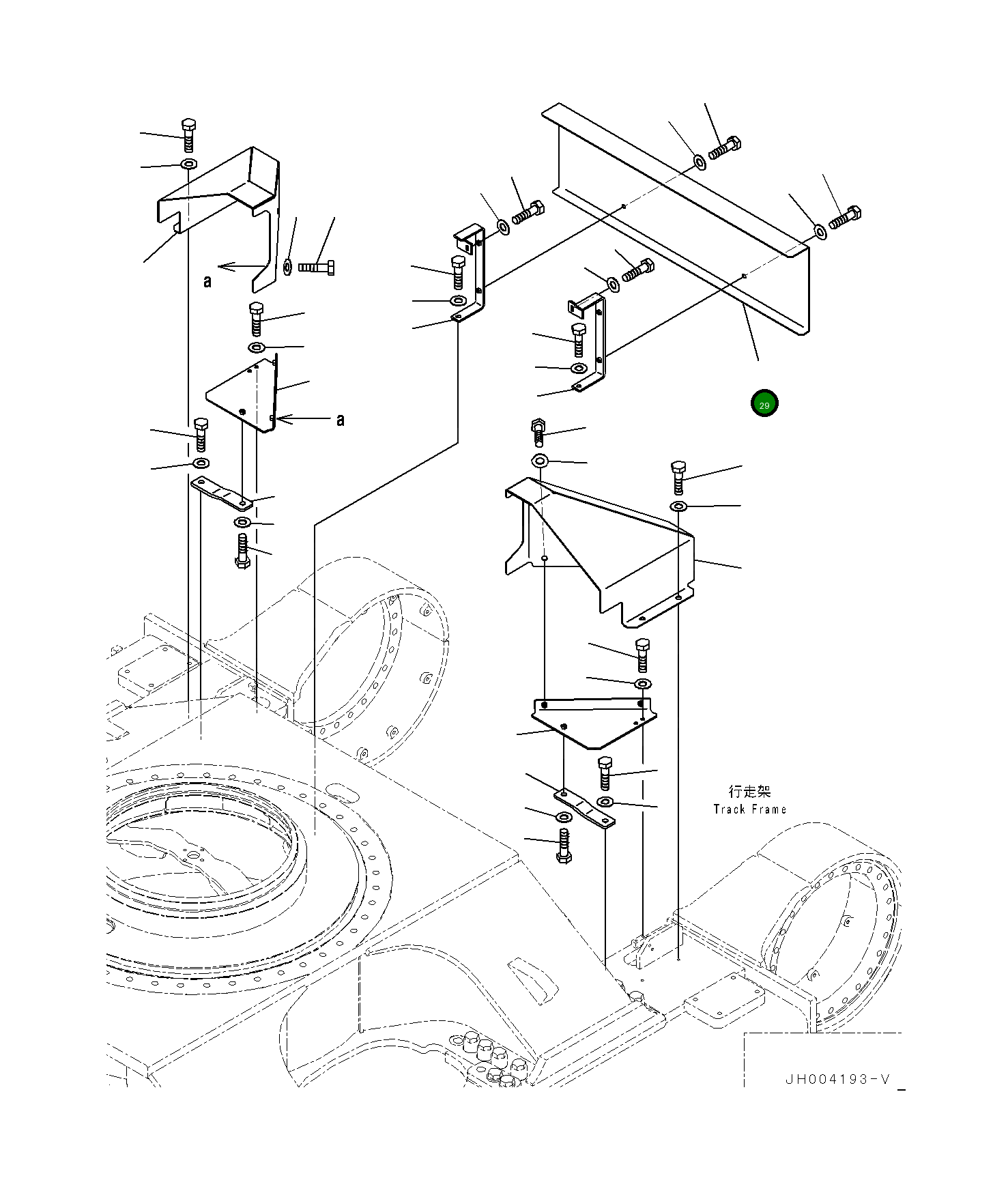 Крышка 21M-30-33160 Komatsu