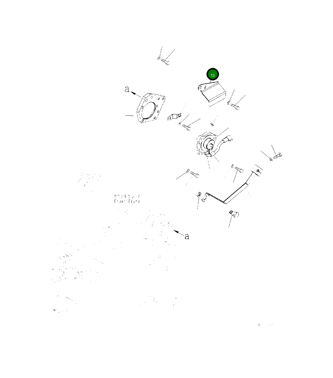 Крышка 419-U94-5280 Komatsu