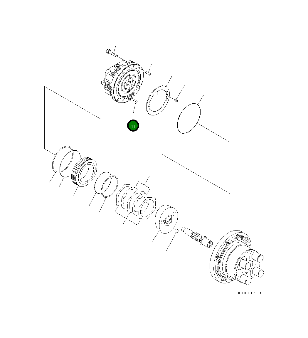 Кольцо уплотнительное (O-Ring) FUP7-90  Komatsu
