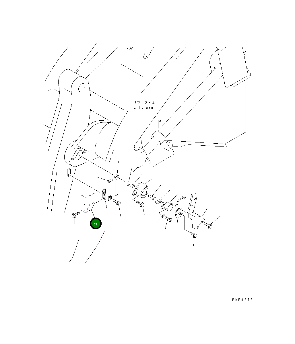 Крышка 423-S30-2350 Komatsu