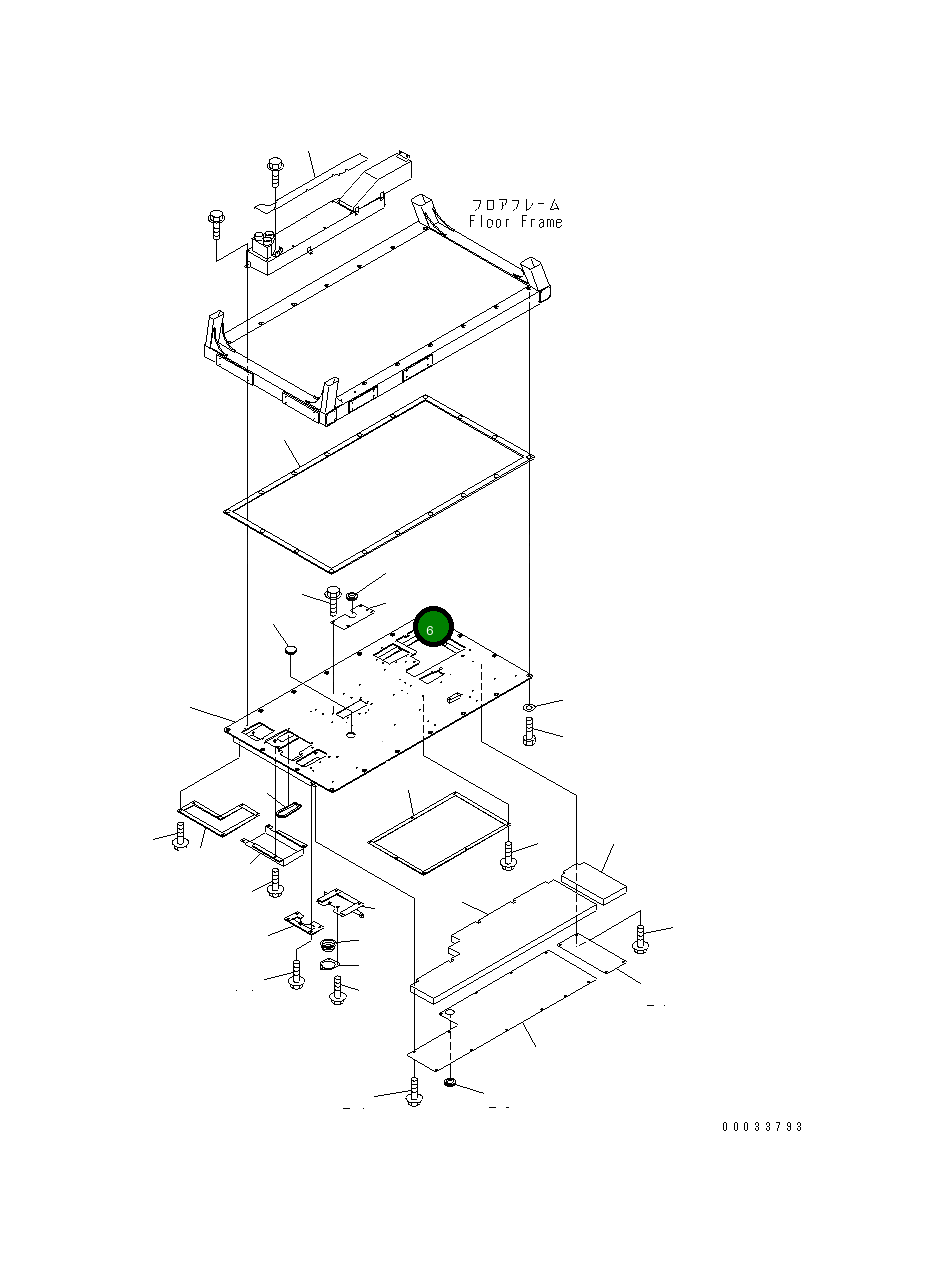 Крышка 567-54-71353 Komatsu