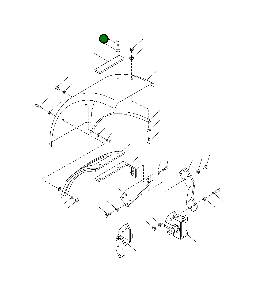 Болт 24 862  Komatsu
