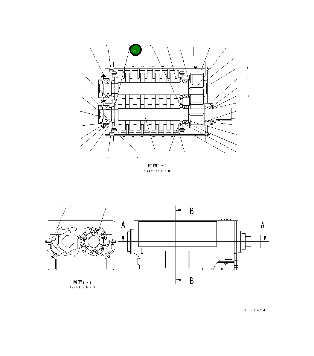 Болт 01253-71605  Komatsu
