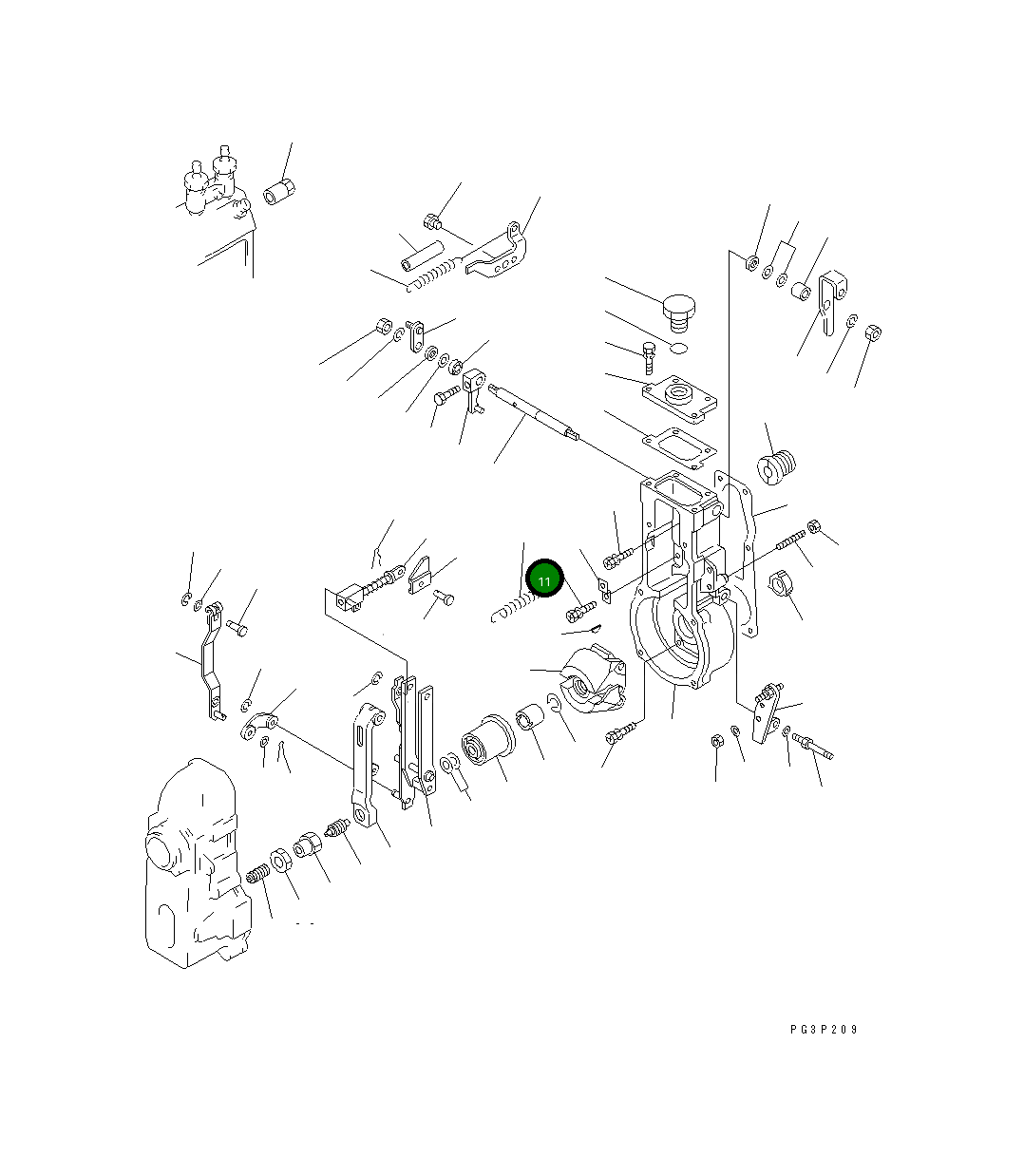 Болт DK020106-1640 Komatsu