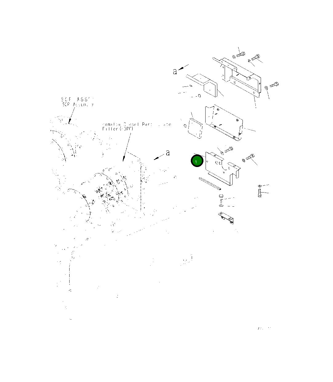 Крышка 425-54-51631  Komatsu