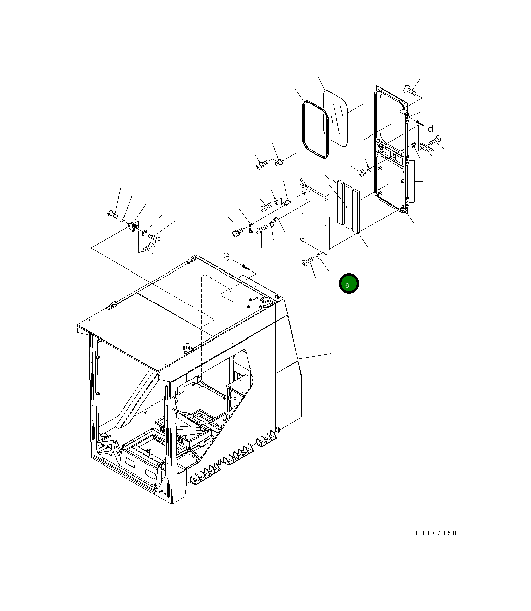 Крышка 21T-54-35462 Komatsu