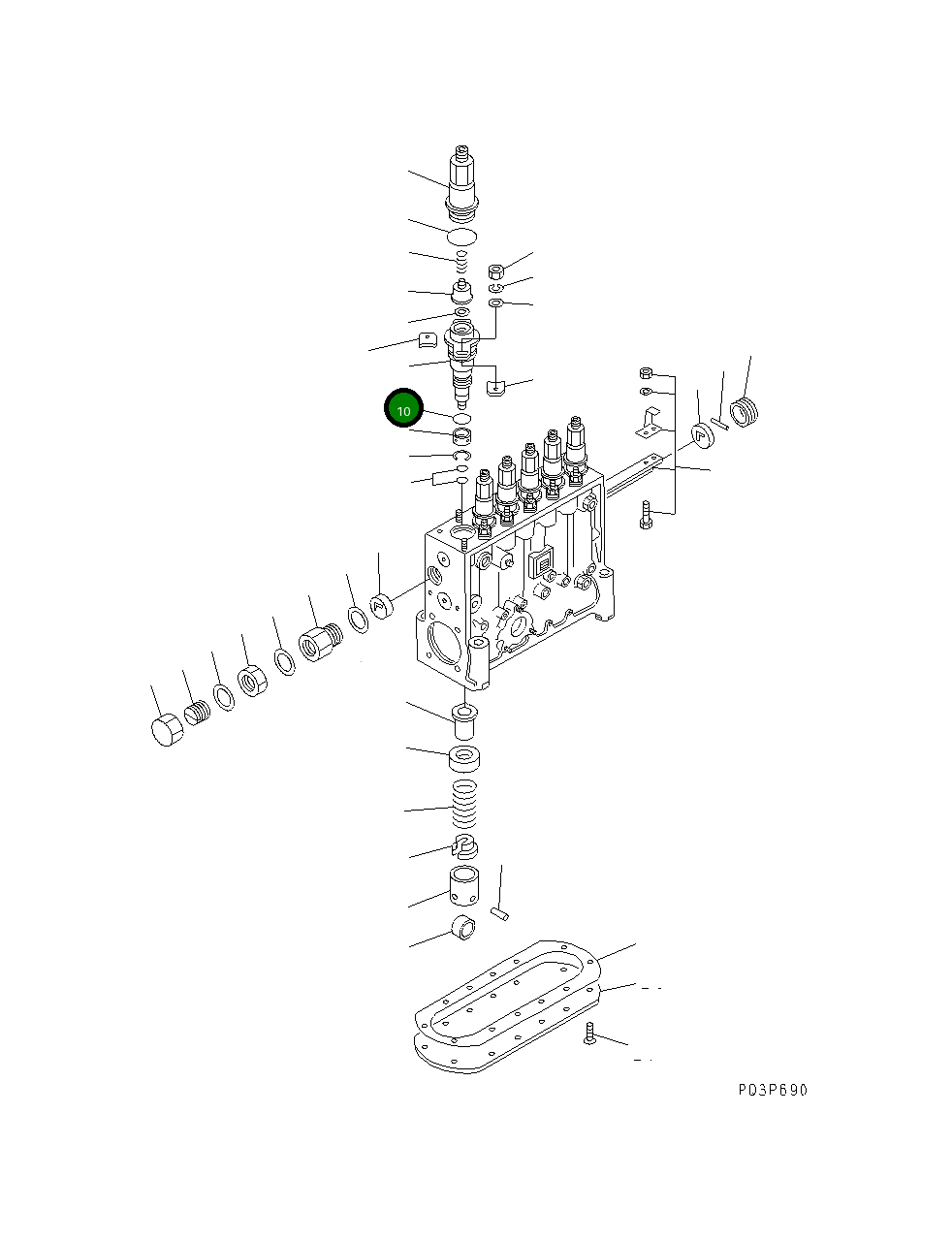 Кольцо уплотнительное (O-Ring) ND090139-0221 Komatsu