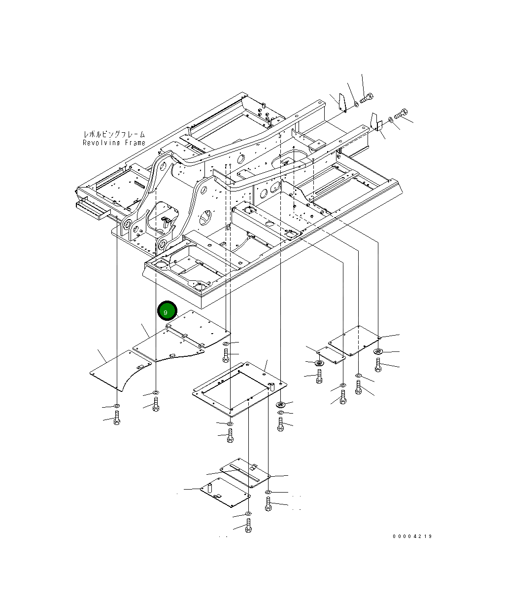 Крышка 206-54-71290 Komatsu