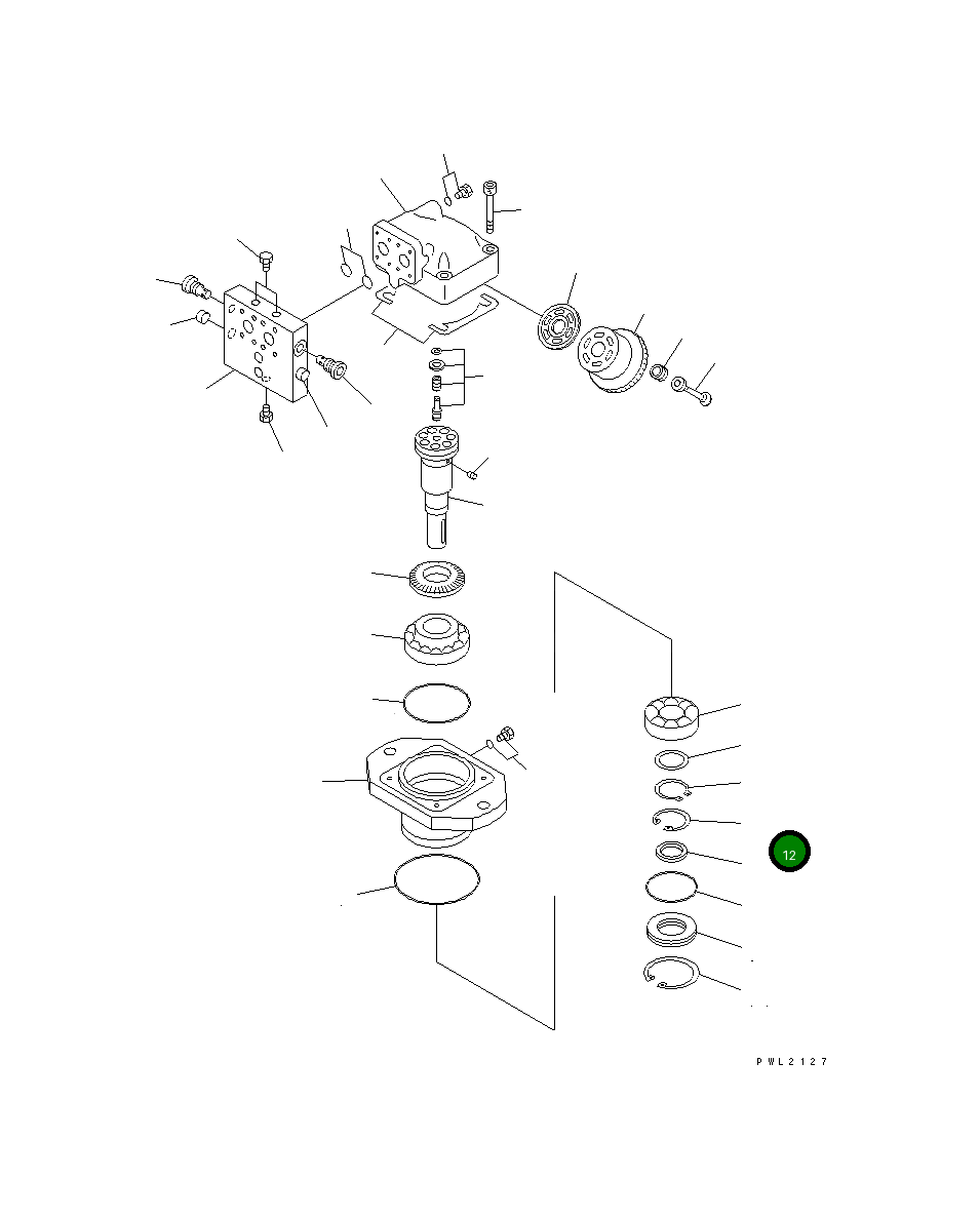 Кольцо 21P-60-K4820 Komatsu