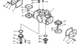 Цилиндр M721165210010 Komatsu