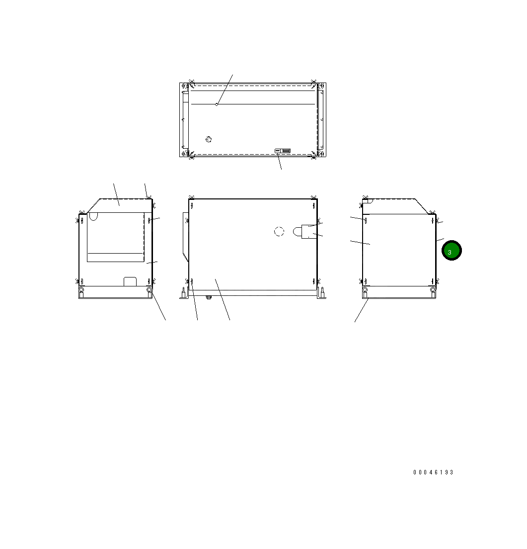 Крышка 6240-71-9151  Komatsu