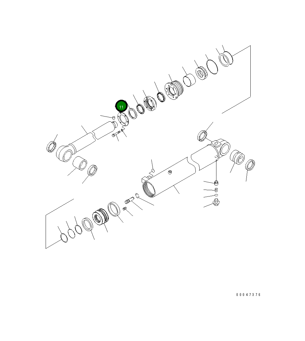 Кольцо 707-88-37240 Komatsu