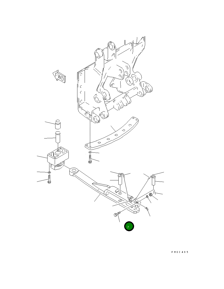 Болт 01012-81260 Komatsu