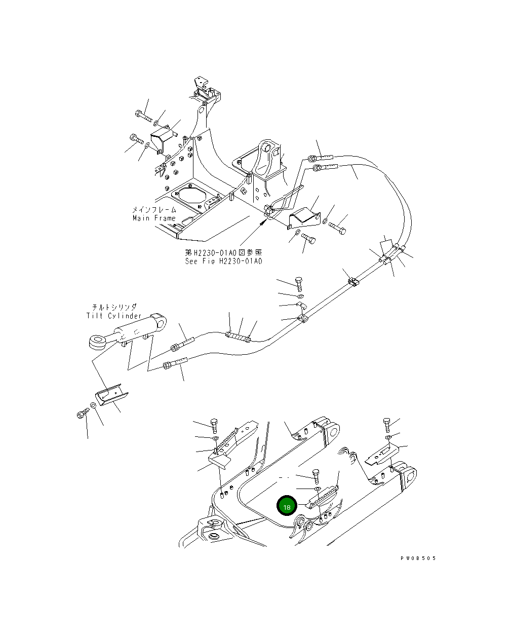 Крышка 124-62-61781 Komatsu