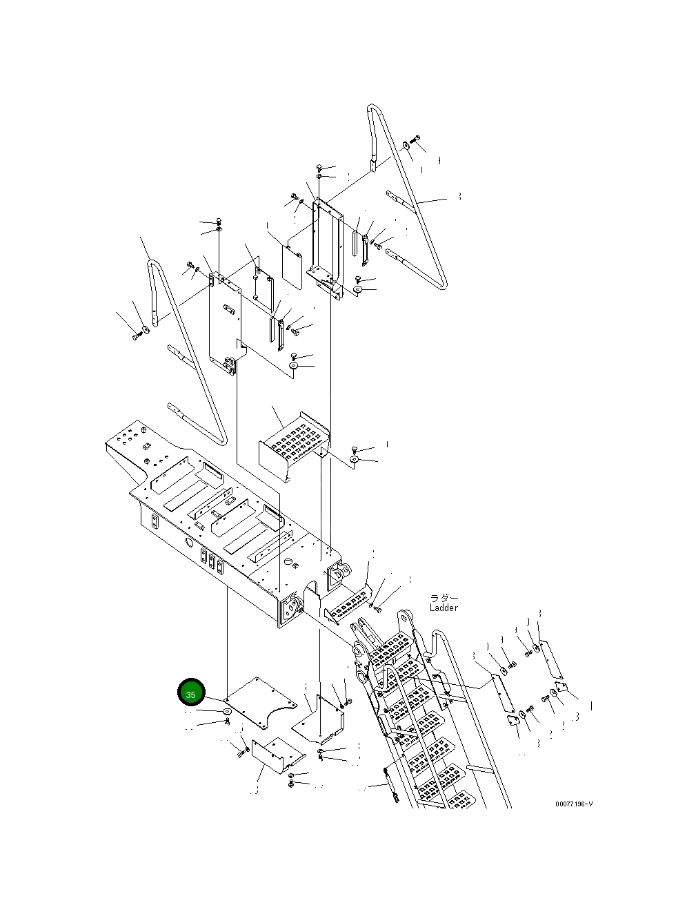Крышка 21T-53-32790 Komatsu