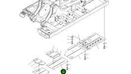 Крышка 209-53-13820 Komatsu