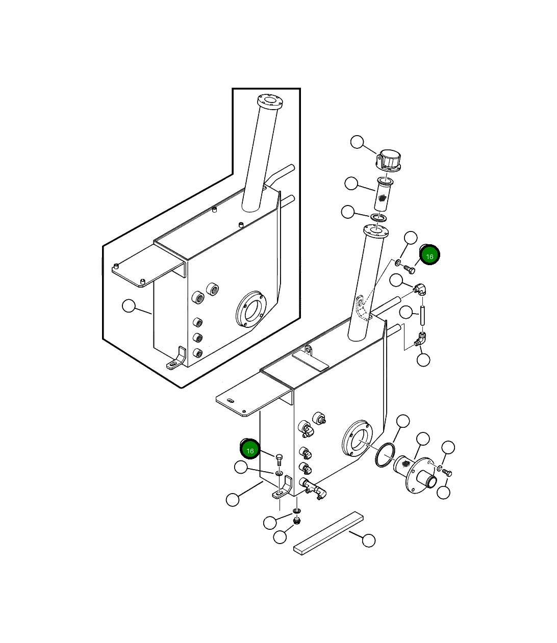 Болт 01016-81030  Komatsu