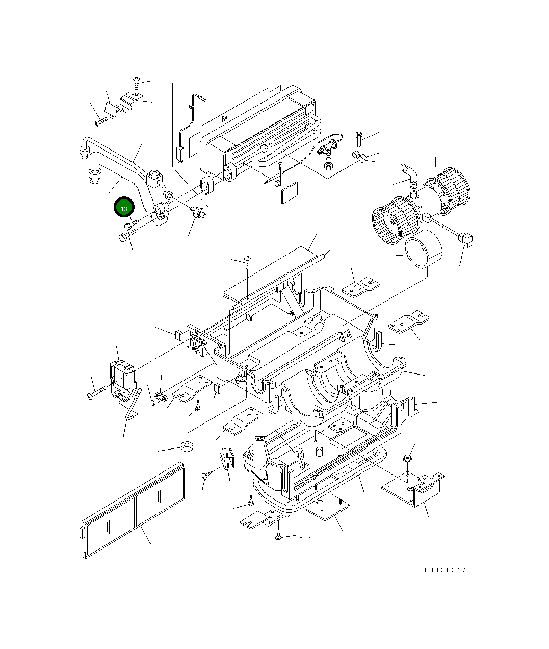 Болт DK020046-3040 Komatsu