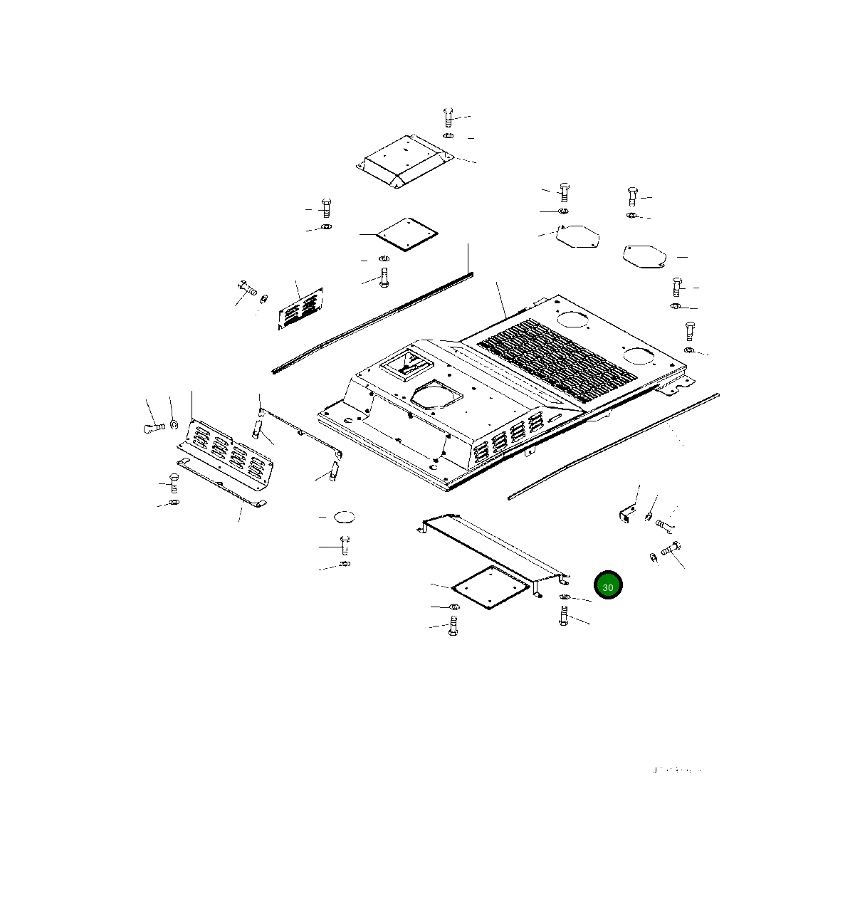 Крышка 423-54-61570 Komatsu