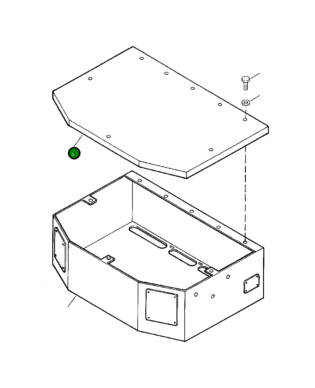Крышка 1439 878 H91 Komatsu