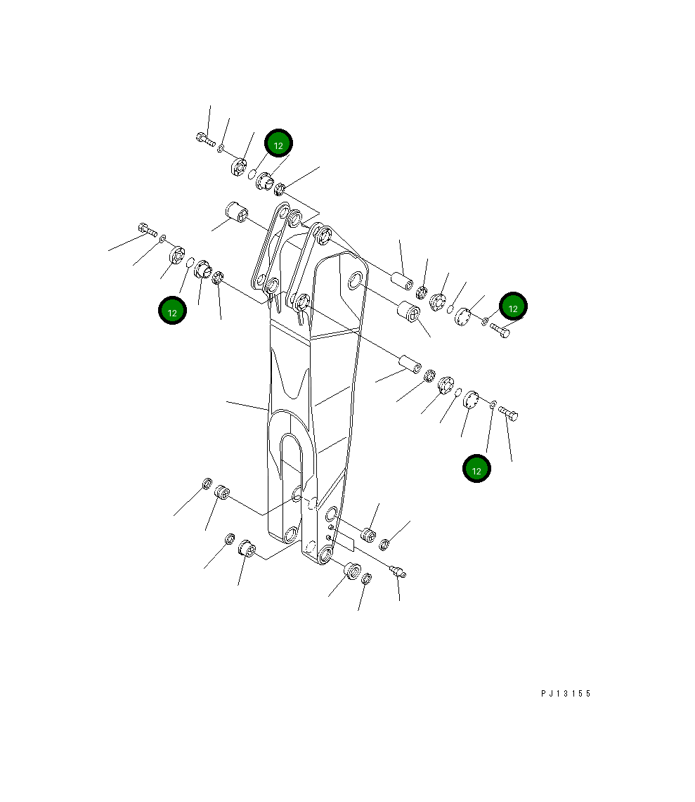 Крышка 21T-919-7270 Komatsu