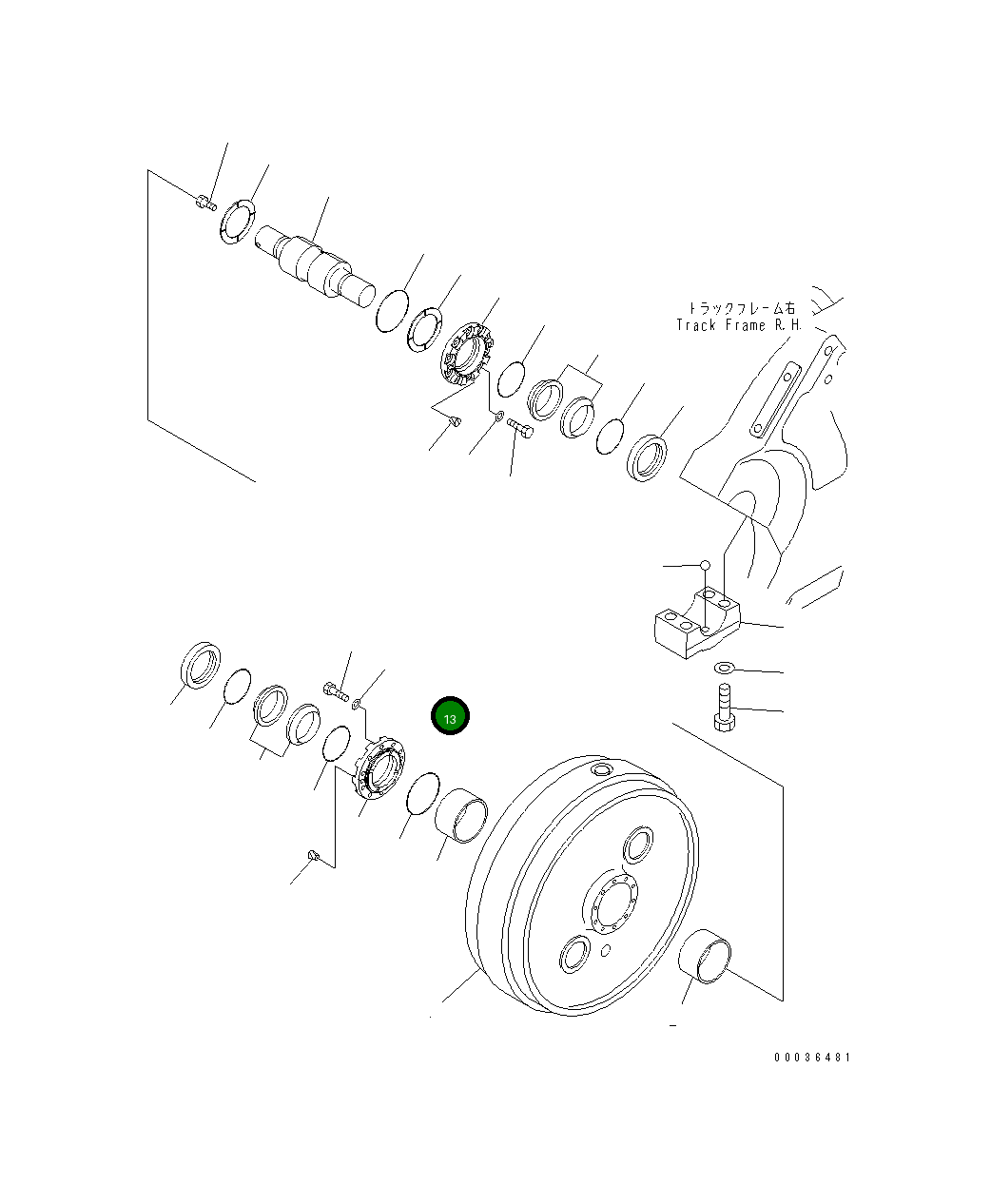 Крышка 195-50-51320 Komatsu