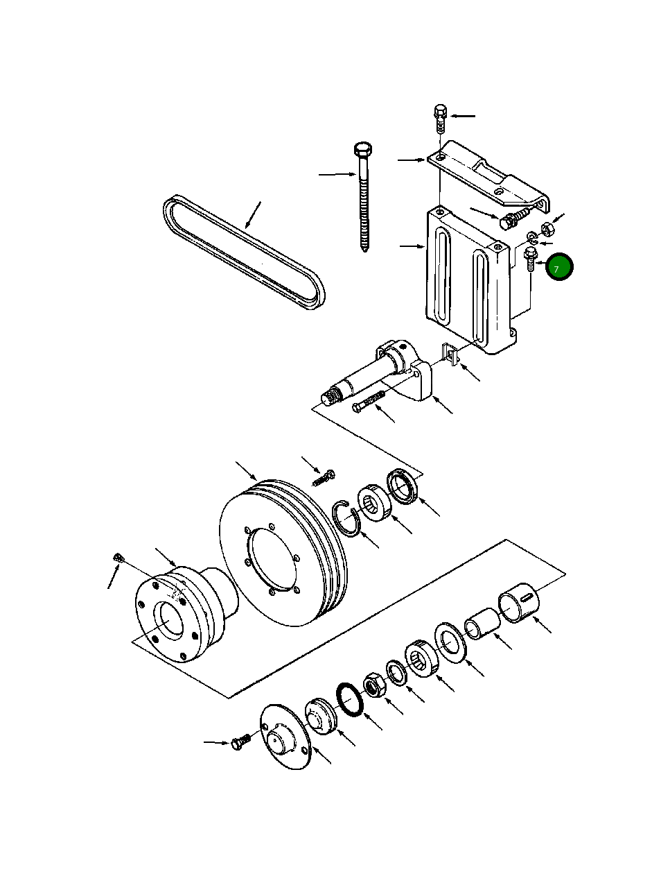 Болт 1296 973 H1 Komatsu