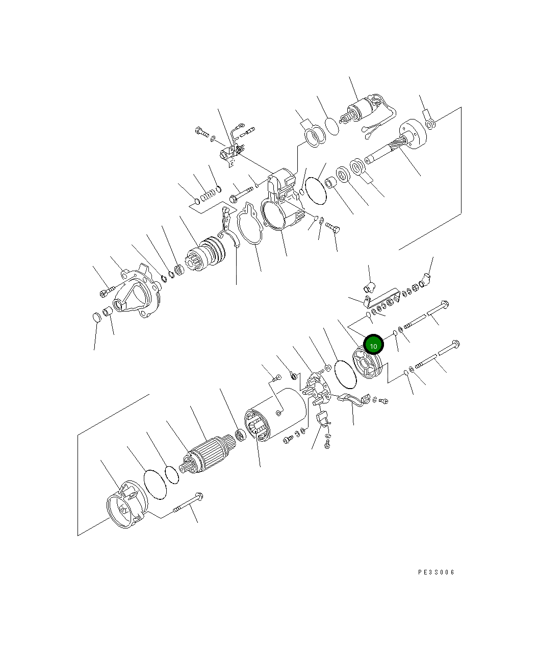 Кольцо уплотнительное (O-Ring) SD6414-03240X0 Komatsu