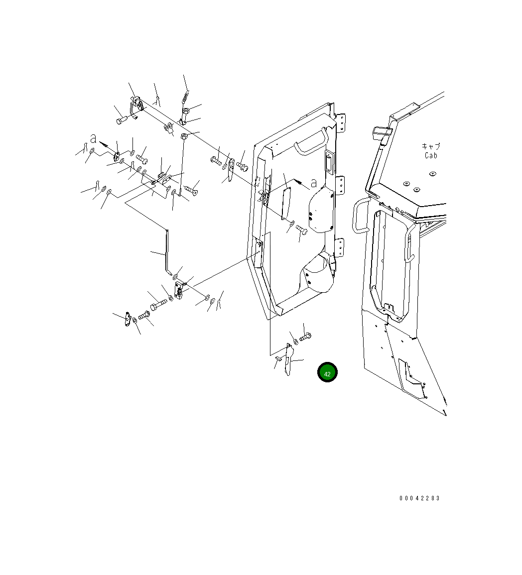 Крышка 17A-979-3750 Komatsu