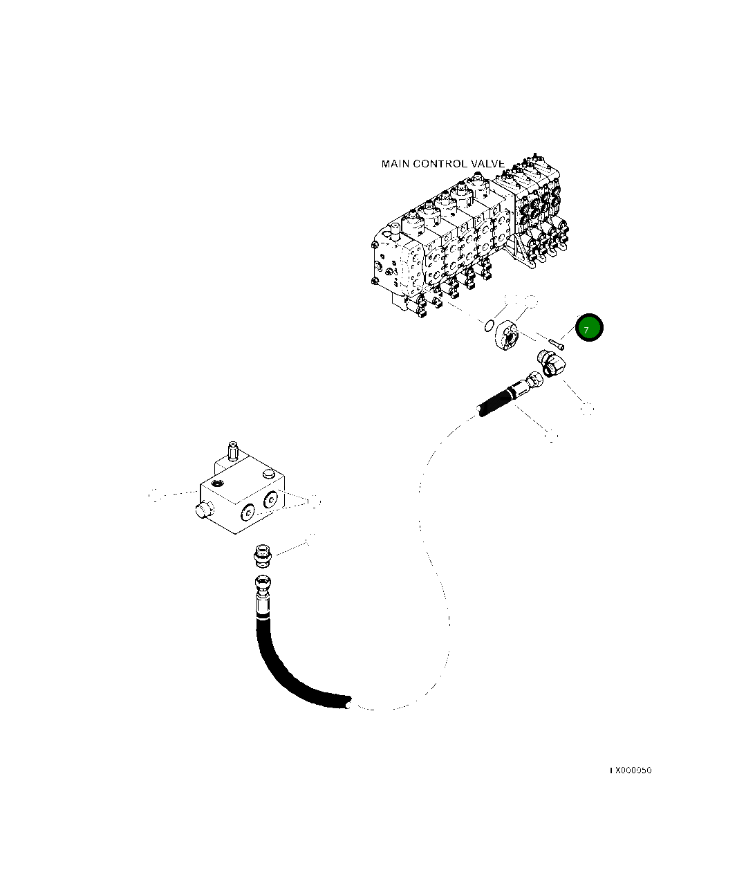 Болт 20444KF Komatsu