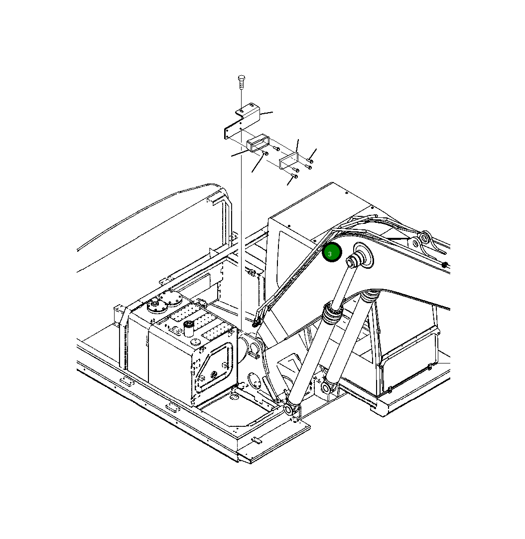 Болт 01251-70416  Komatsu