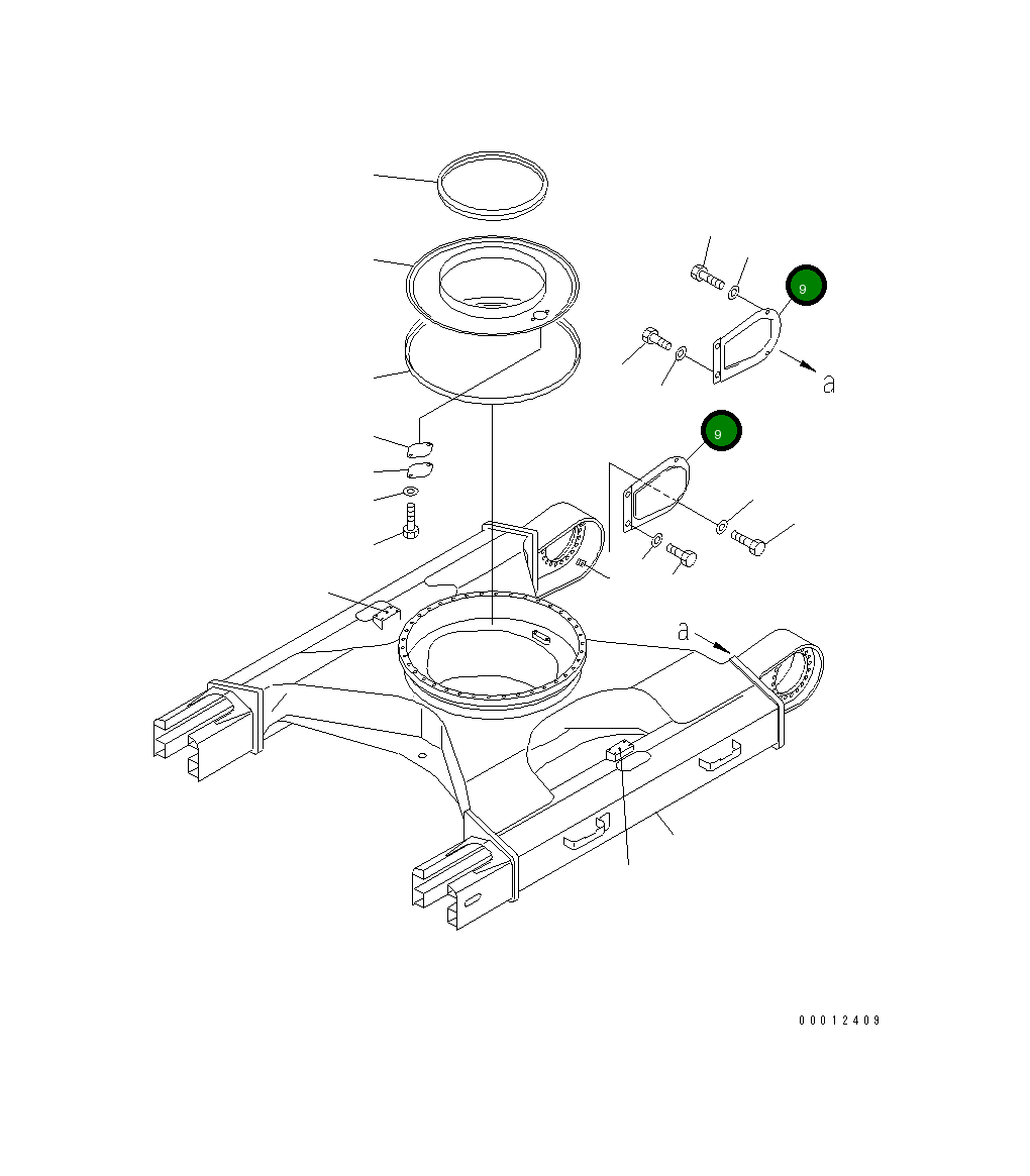 Крышка 203-30-61270 Komatsu