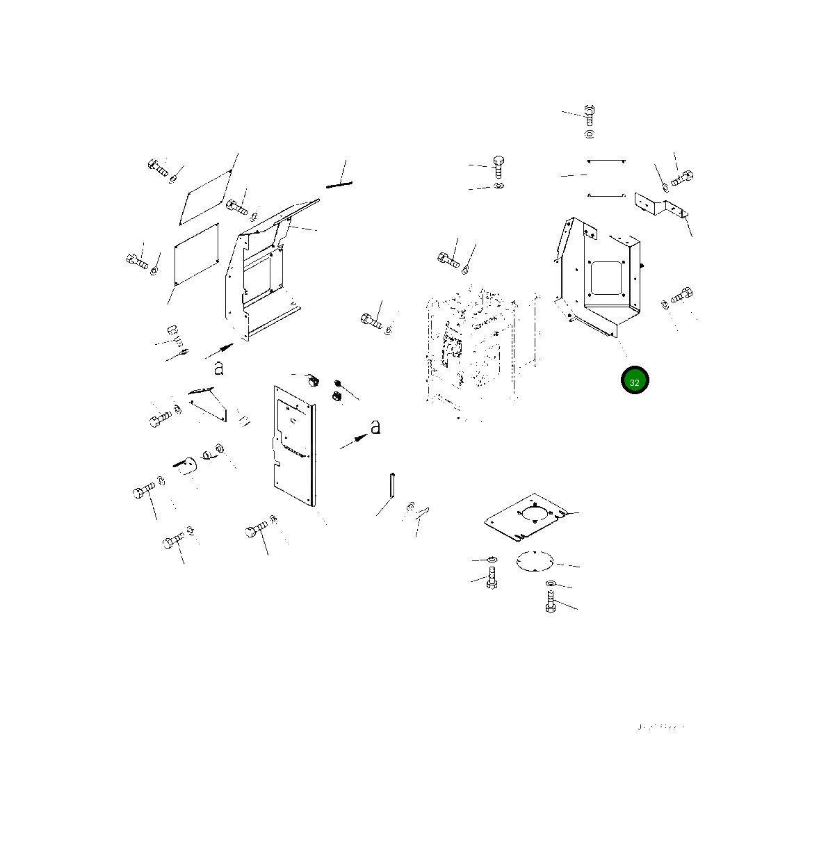 Крышка 423-02-59431  Komatsu