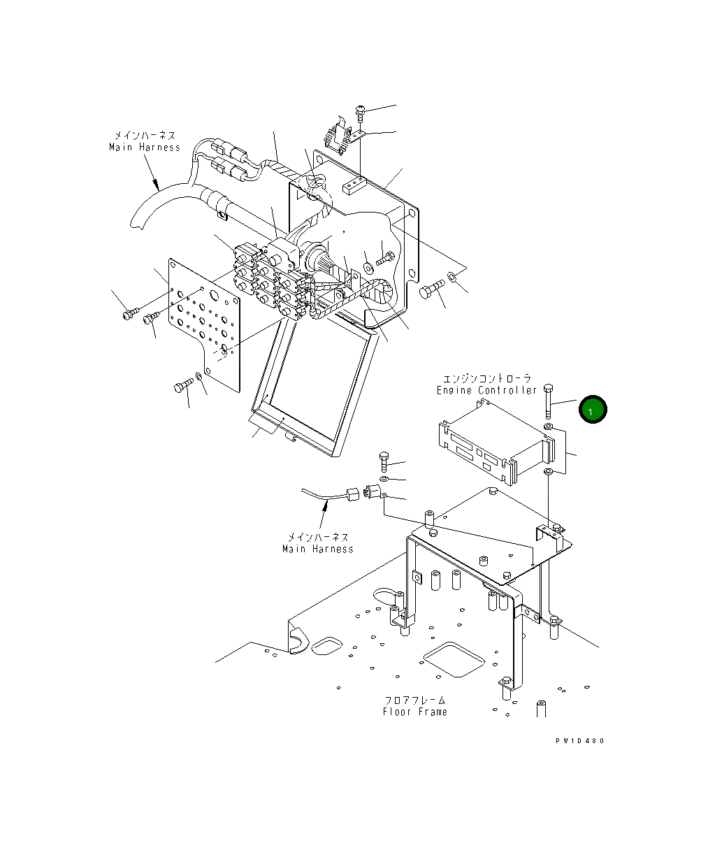 Болт 567-99-71240 Komatsu