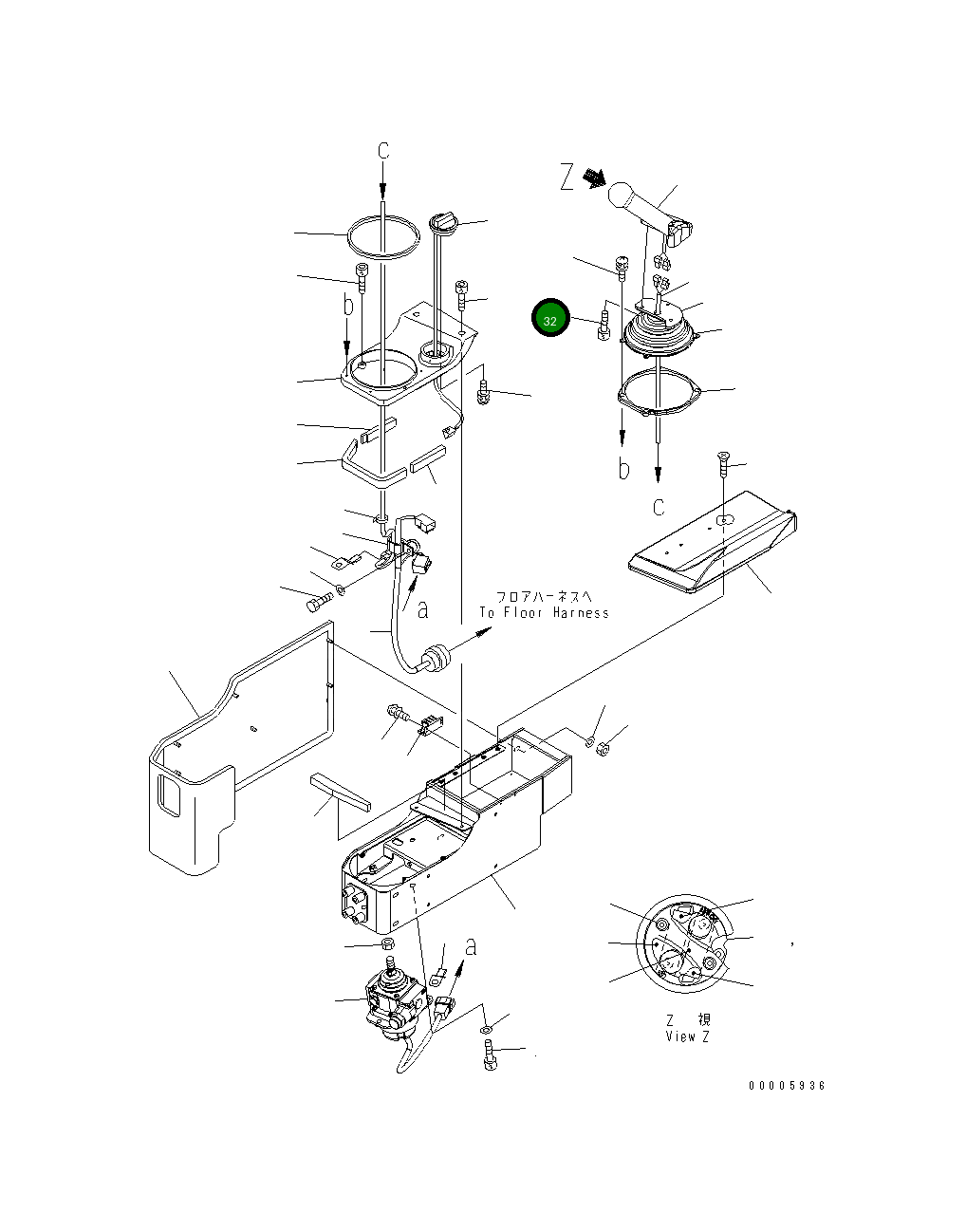 Болт 01252-80514 Komatsu