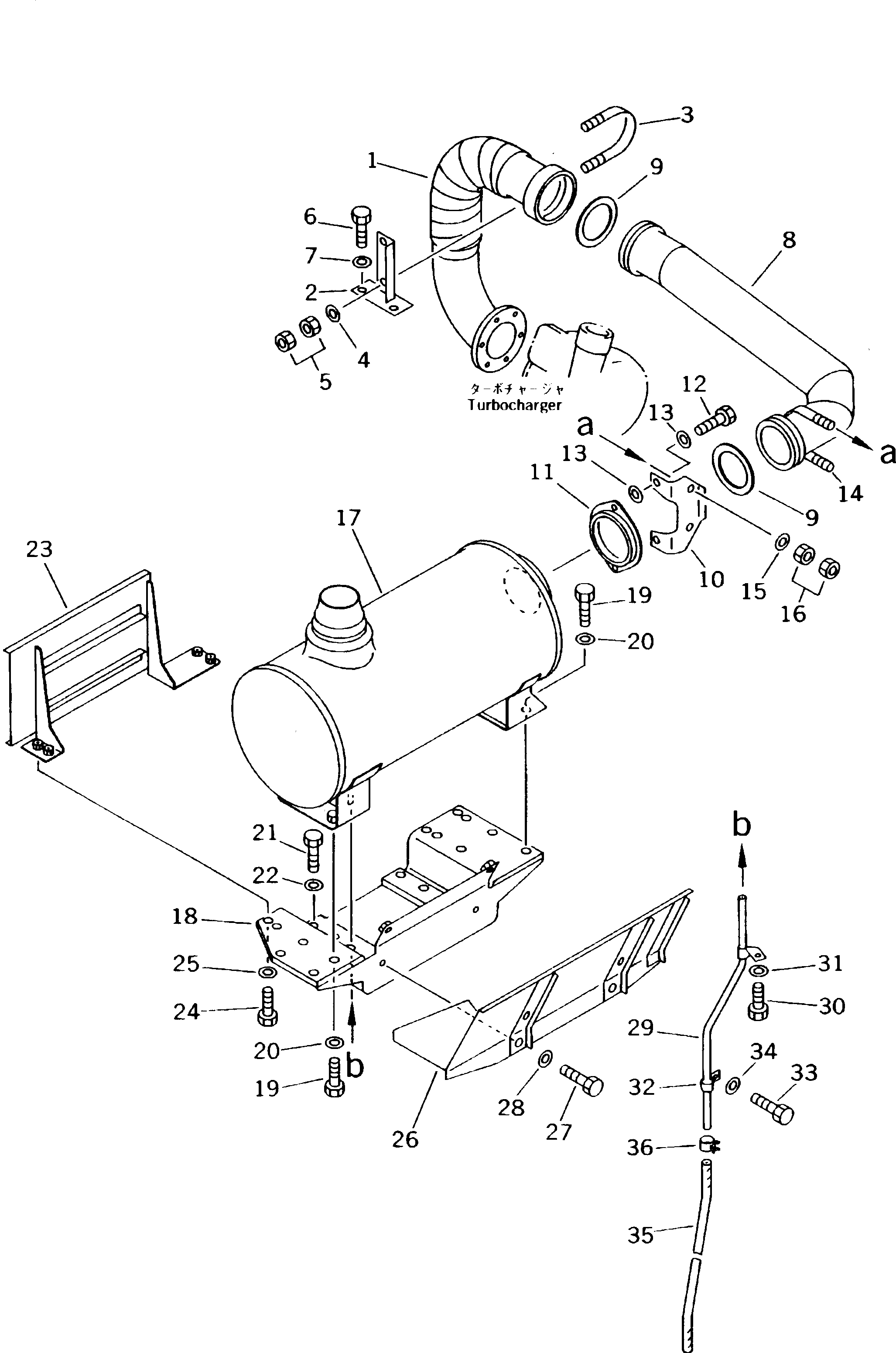 Болт 01020-10830  Komatsu