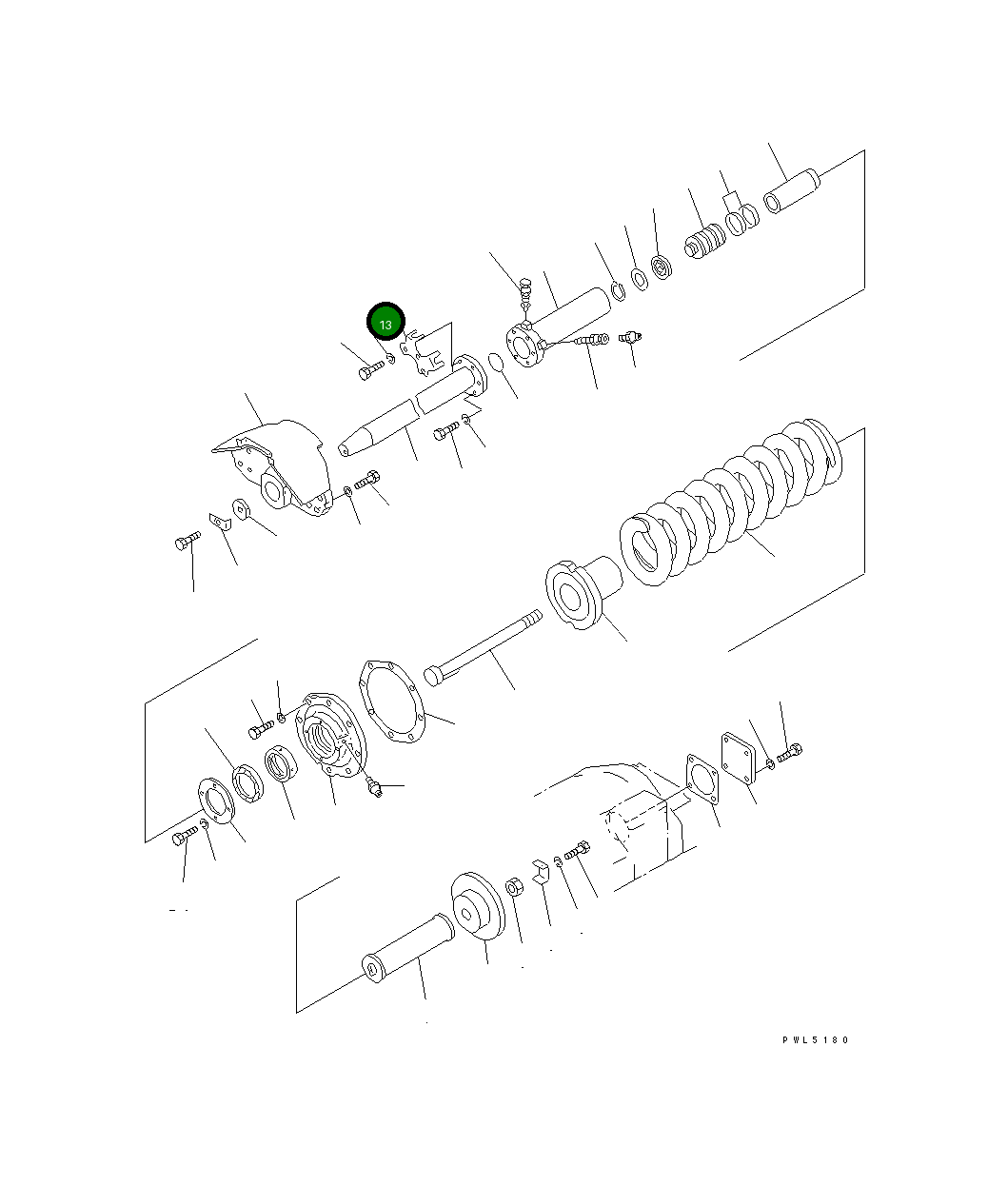 Крышка 154-30-12321 Komatsu