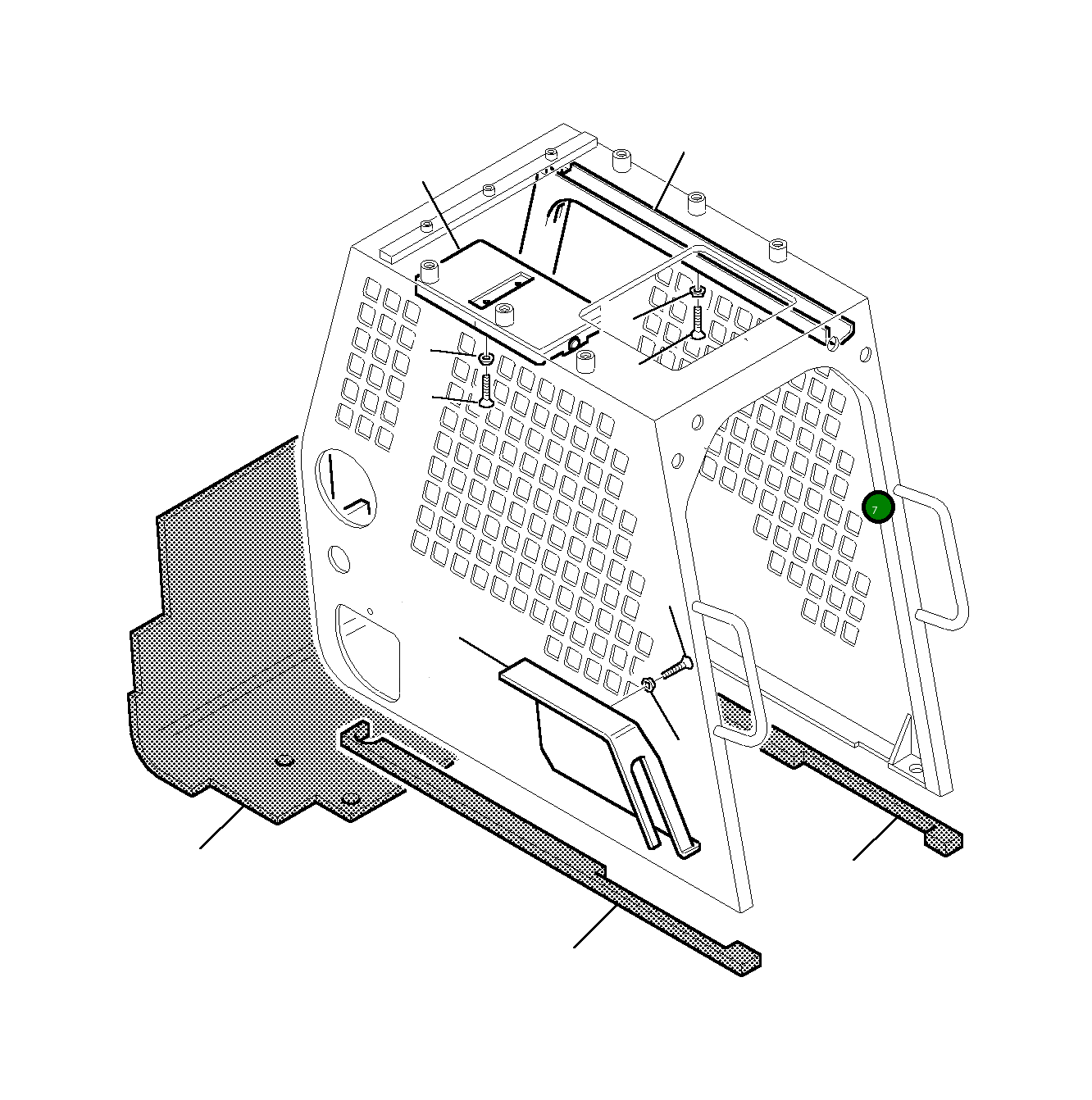 Крышка 332212605  Komatsu
