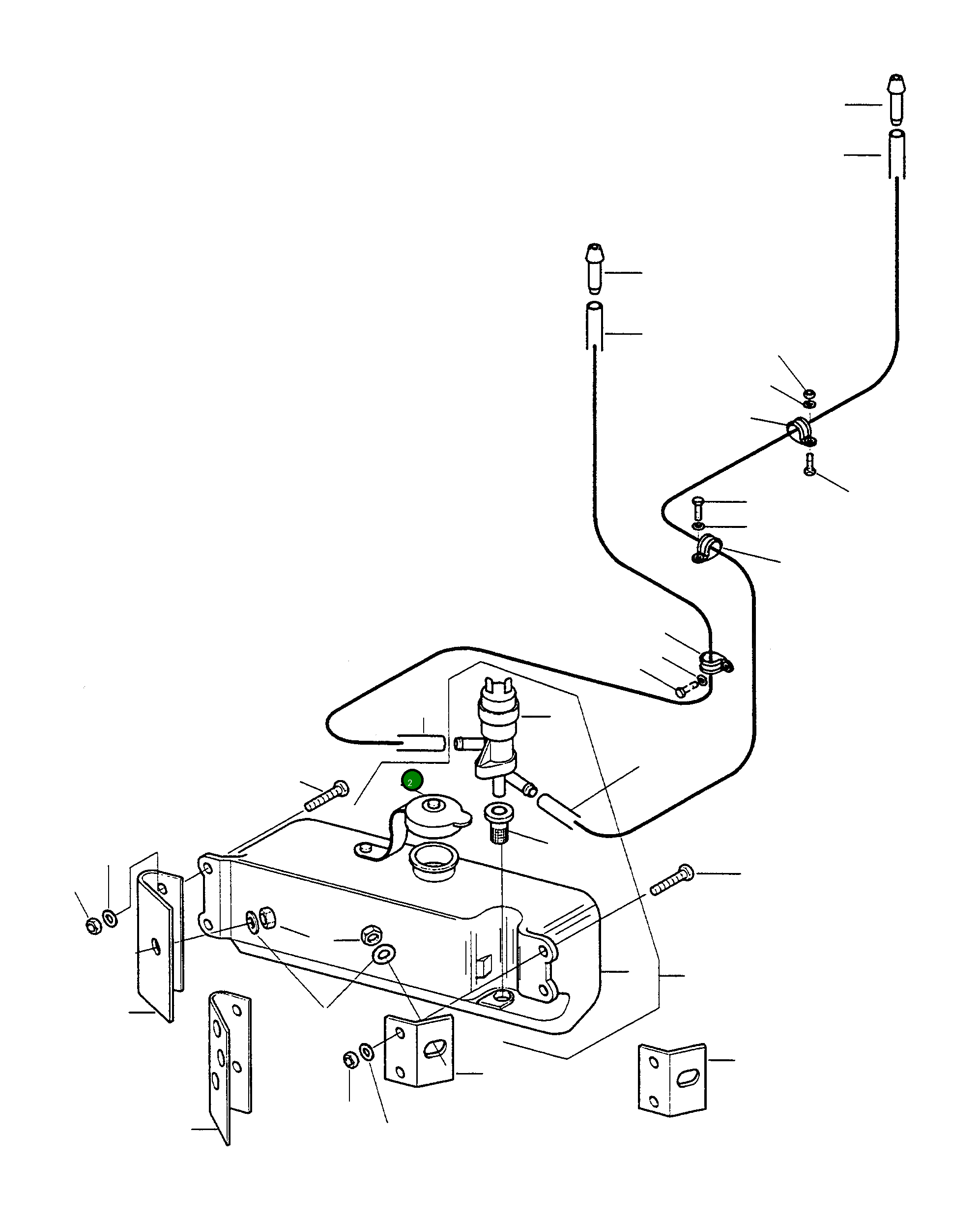 Крышка 4917442M1  Komatsu