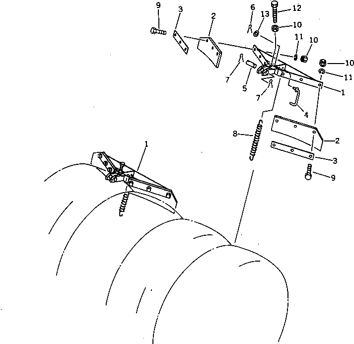 Болт 01016-31080 Komatsu