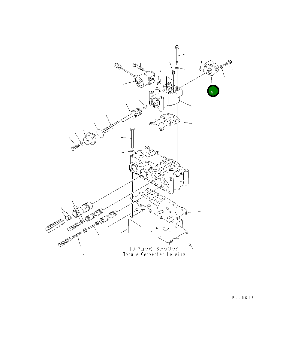 Крышка 711-66-16761  Komatsu