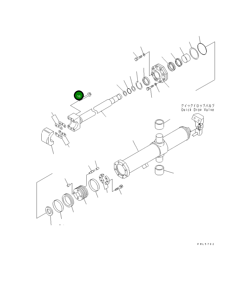 Болт 19M-09-13161 Komatsu