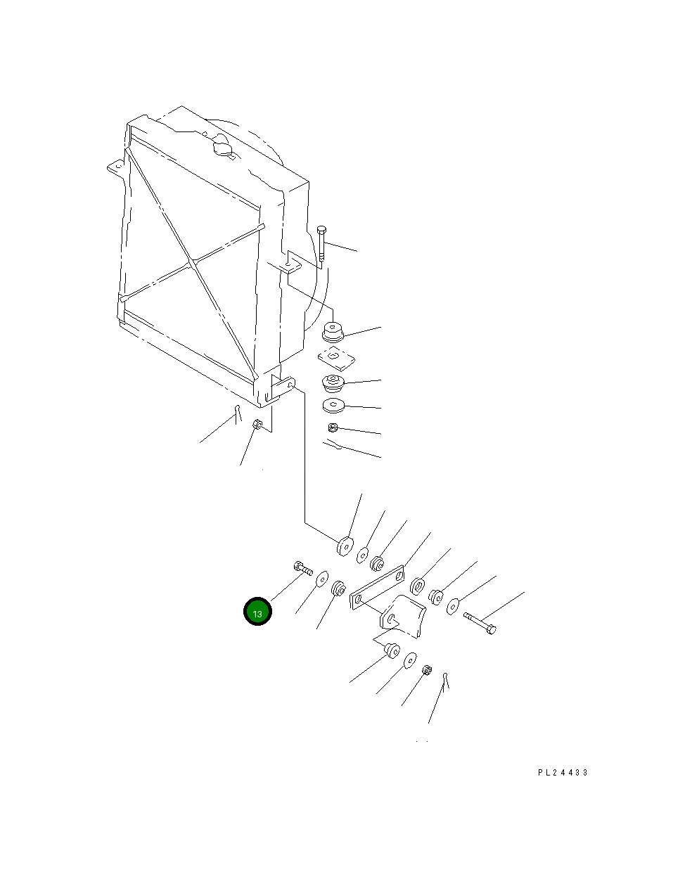 Болт 01012-81240 Komatsu