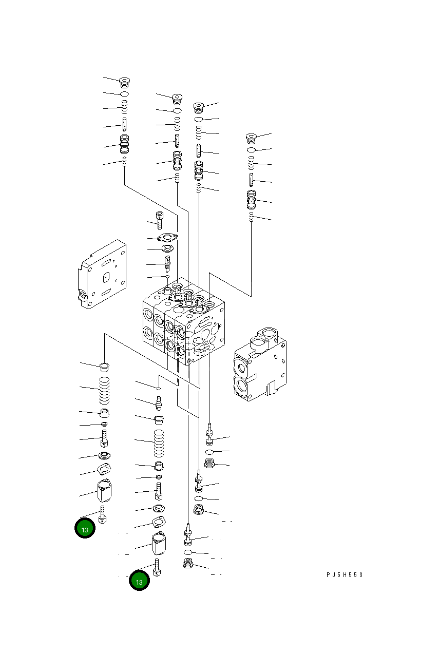 Болт 01252-60640  Komatsu