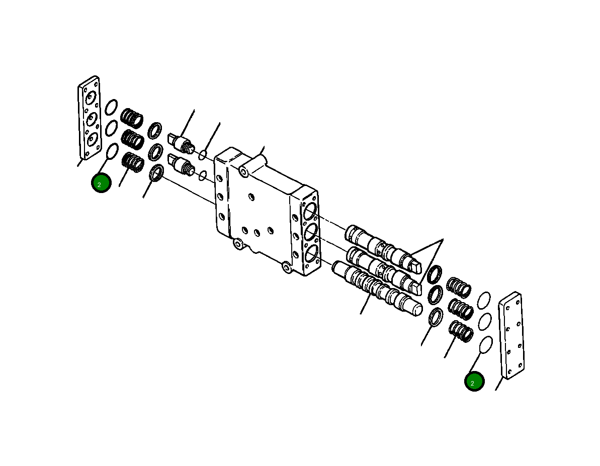 Кольцо уплотнительное (O-Ring) 370 943 R1 Komatsu