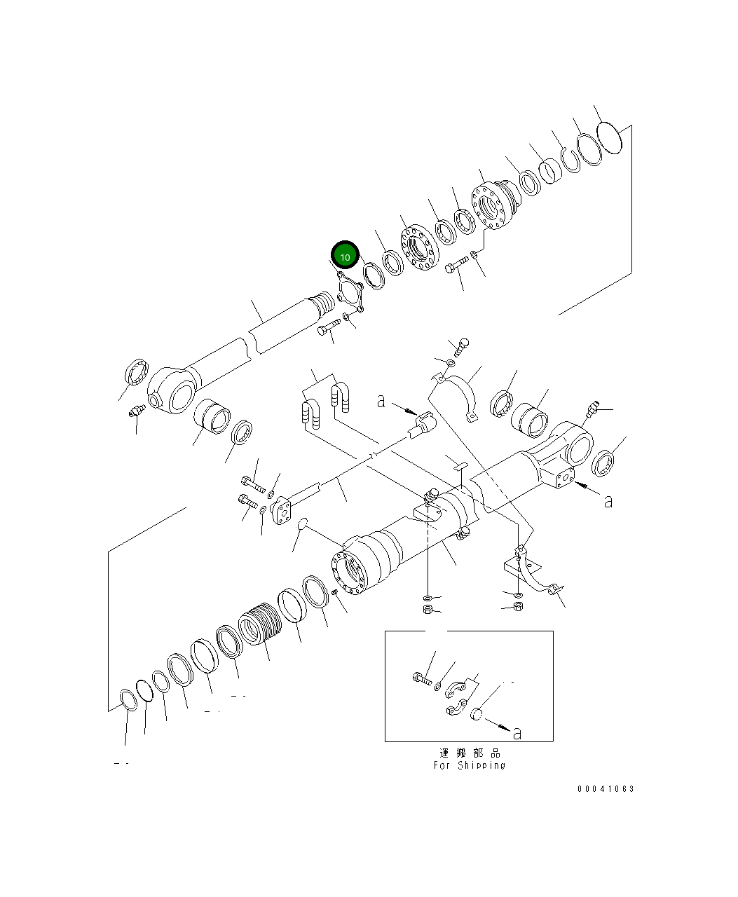 Кольцо 707-88-36881 Komatsu