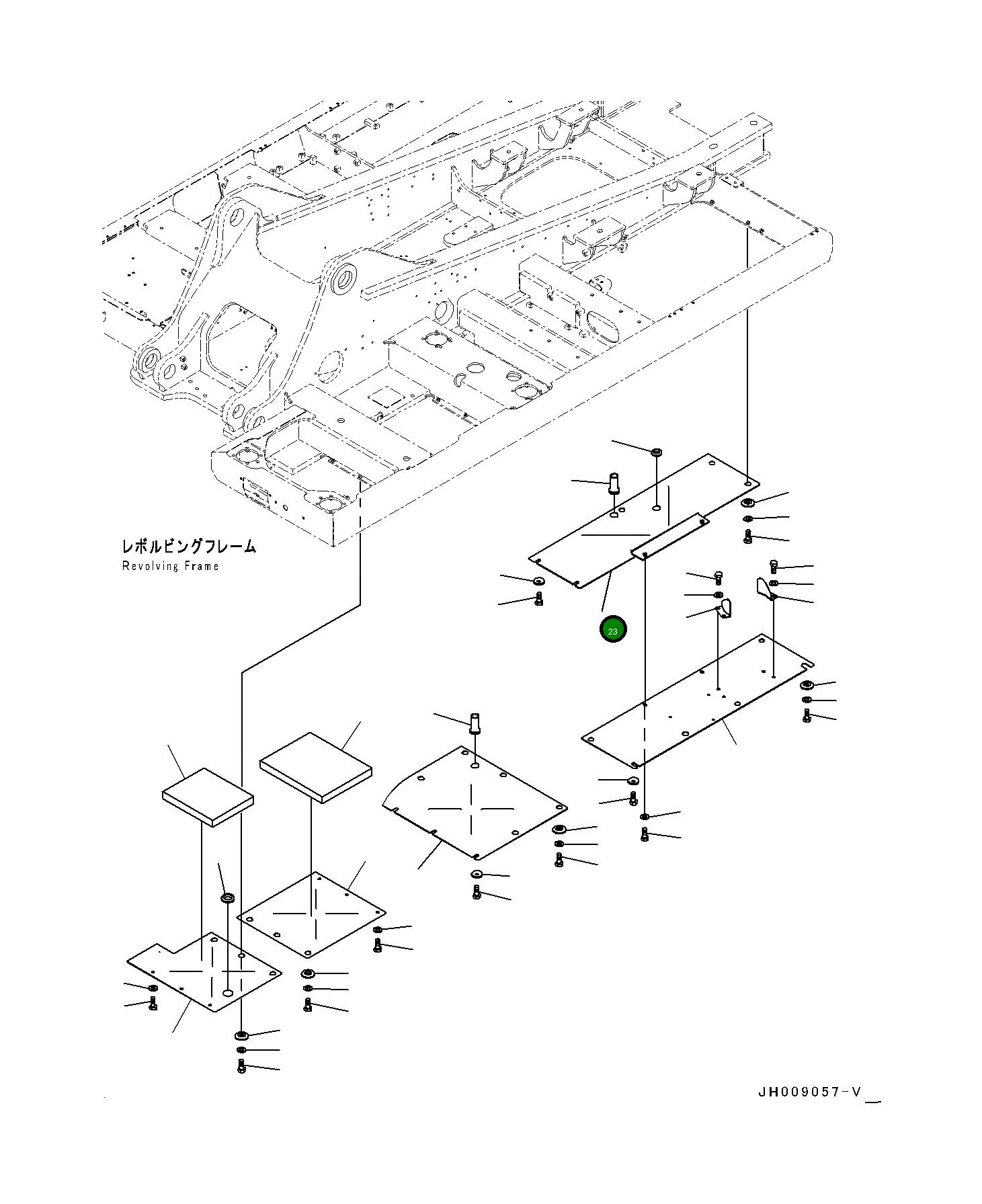 Крышка 207-54-79610  Komatsu