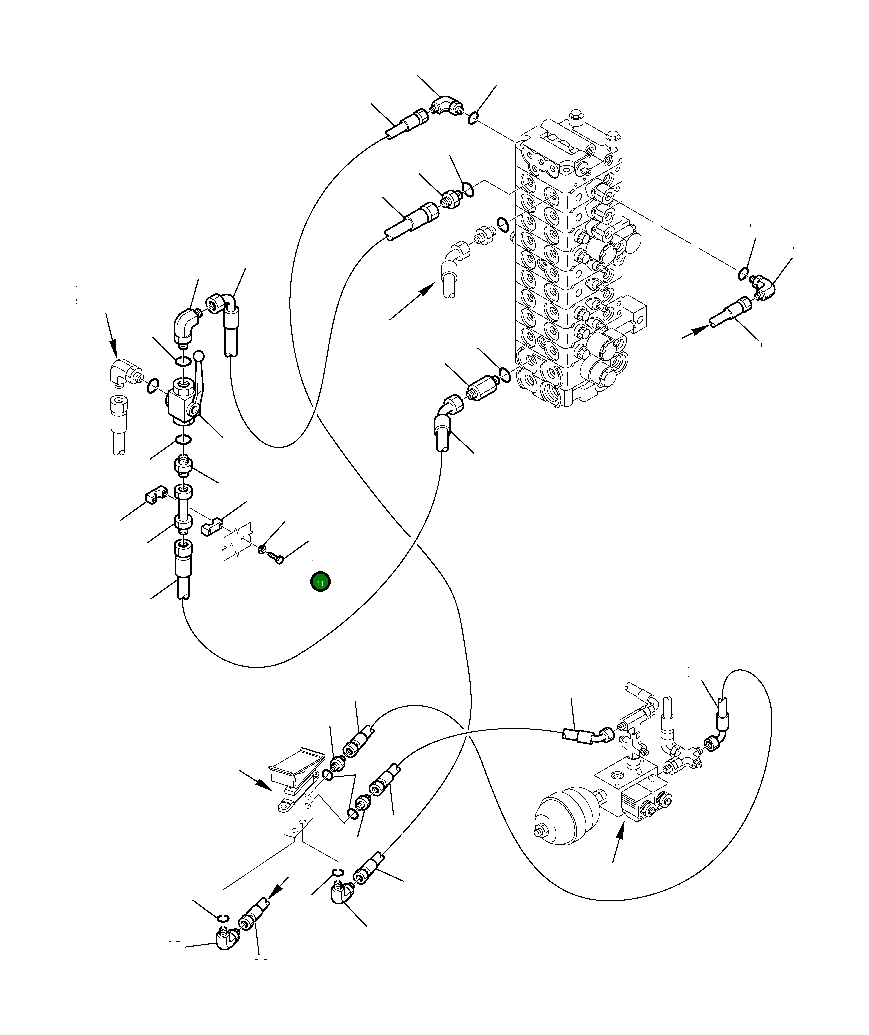 Болт 801015114 Komatsu