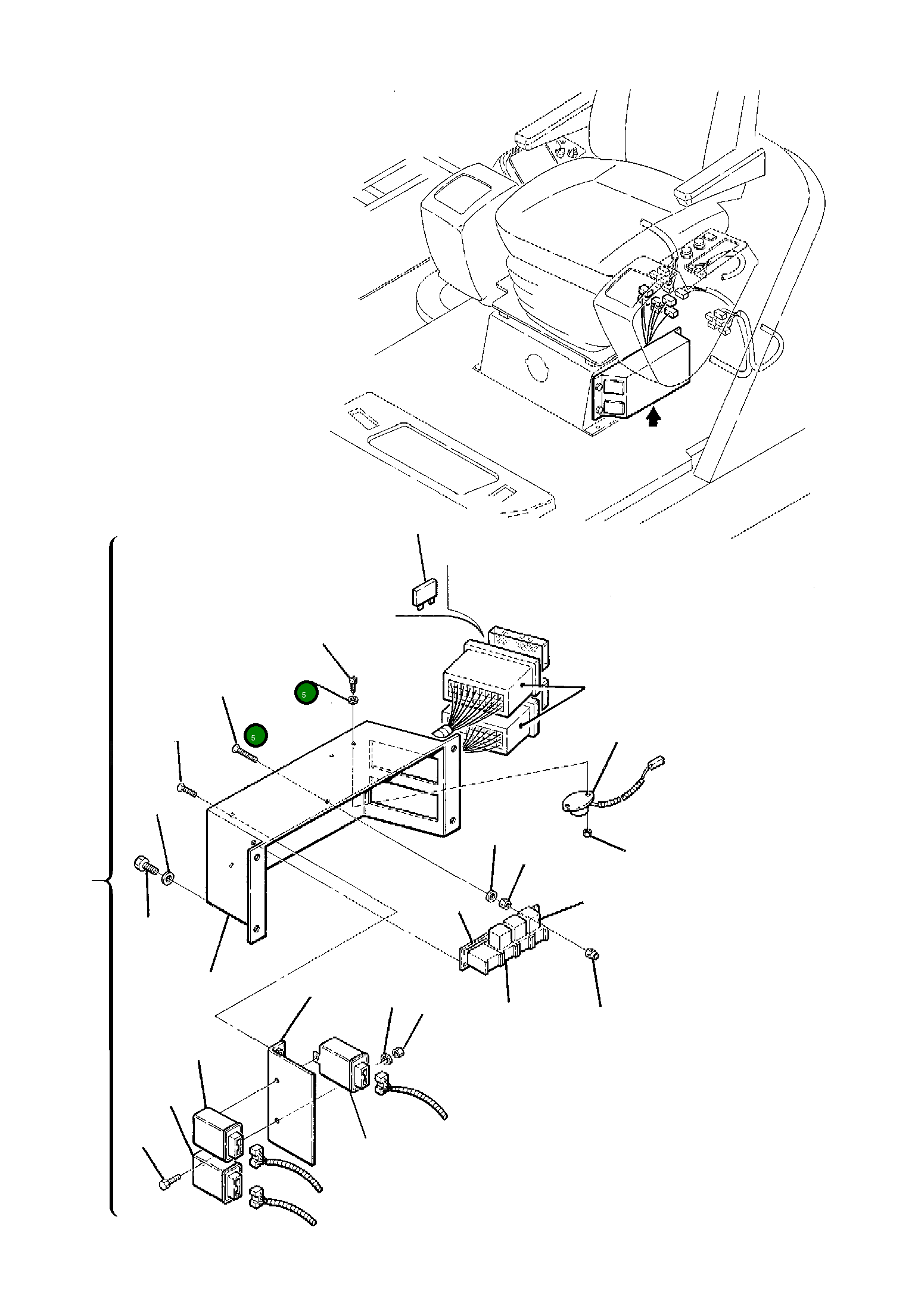 Болт 21D-09-15810 Komatsu